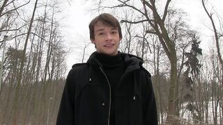 POV - Fucking a Round Booty Twink from Behind - Gay Porn Action