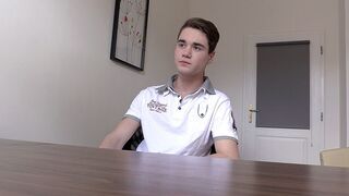 18-Year-Old Twink Gets Fucked Hard in Gay Casting Video - Dirty Scout