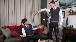 Young 18+ Wizards Dacotah & Elliot Engage in Magical Mischief SexSession