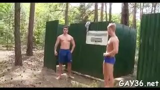Brand New Twink Goes Wild in Hot Bareback Gay Sex Action