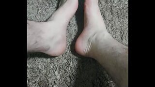 18+ Twink Worships Feet in Intimate Gay Foot Fetish Session