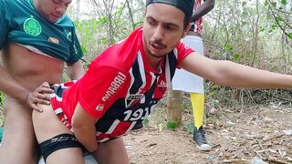 Amateur Football Players Get Wild in Hot Gay Group Sex Session