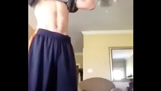 Hot 18-Year-Old Twink Shows Off His Big Cock in Steamy Gay Scene