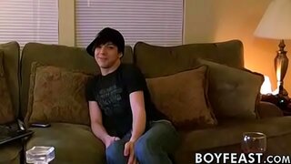 Emo Twink 18+ Gives Sloppy blowjob Then Intense BarebackGaySex