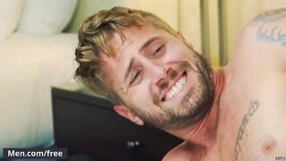 Dane Stewart Tattoos Wesley Woods in Hot Protected Sex Session