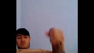Hot 18+ Latino Twink Showcases His Massive Cock in a Sexy Masturbation Scene