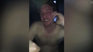 Amateur Guy Sucks Cock During Sexy Phone Call
