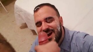 Coworker Cums on Face in Intense Amateur Gay XXX Scene