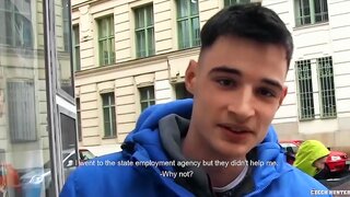Young 18+ Czech Lad Sucks Hard Cock For Extra Cash In Raw POV Sex Scene