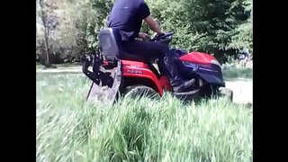 Hot Cucumber Anal Fun on the Tractor – Steamy Toy Insertion Action