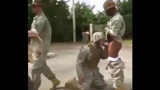 Military Men Enjoy Intense Oral Pleasure During Secret Training Session