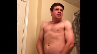 Guy Shows Off His Facial Expression During Intense Masturbation Orgasm
