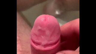 Man Gets Filthy with Spit-covered Dick in Intense Solo BDSM Action