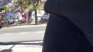 Exhibitionist Gay Guys Flash Dicks on the Streets Without Underwear