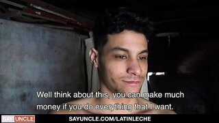Straight Latino Gets Roughly Fucked by Huge Uncut Dick in Raw Latin Leche Scene