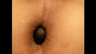 Squishy Ball Ass Stretching Fun With Dildo and Finger Play