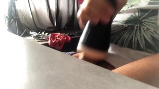 Amateur Gay Guy Enjoys Intense Anal Fun With Fake Butt