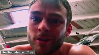 Max Adonis and Nic Sahara Get Wild in Public Shop for Rough Gay Sex Scene