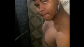 18+ Teen 18+ Masturbates Big Dick in Bath for Hot Gay Fun