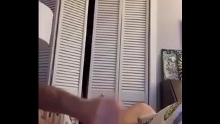 Morning Wood Leads to Intense Solo Cumshot Action