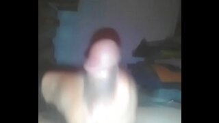 Amateur Guy Cums HARD in Bed with His Massive Dick