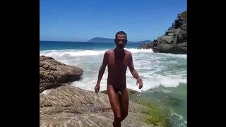 Naked Men Enjoy Wild Beach Sex at Praia BravaRio de Janeiro
