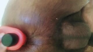 Adhil Toys With Dildo in Hot IndianGay Solo Adventure