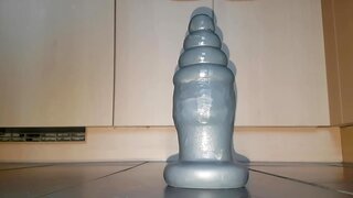 Amateur Anal Toy Fun – Huge Buttplug Masturbation Adventure Begins