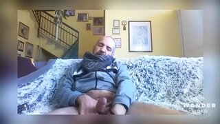 Amateur Gay Masturbates and Cums Hard in Solo Session