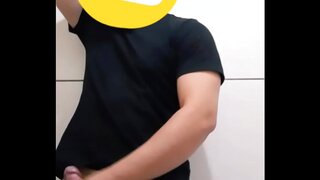 Hot Gay Amateur Masturbates Intensely in Steamy Handjob Session