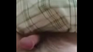 Eldar Jerks Off Hairy Dick and Cums Hard in Intense Gay Session