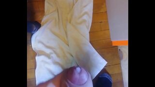 Mikey Strokes His Cock in Steamy Solo Masturbation Session