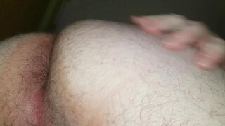 Amateur Finger Fun on Plump White Ass in Hot Gay Porno Scene