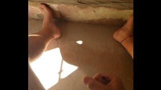 Hairy Stud Masturbates in Slow Motion Cum Fest