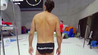 Voyeur Watches Fit Trainer’s Sexy Ass in Tight Speedos