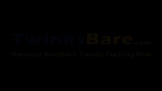 Twink Gets Ass Sprayed with Jizz After Intense Bareback Fuck