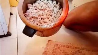 Solo Boy 18+ Enjoys Creamy Popcorn fetish Porno Fun