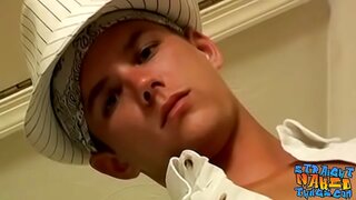 Cain and Aaron Strip Down for Hot Straight Guys Masturbation Fun