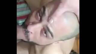Sucking Hard and Begging for a Slap in Intense Gay Blowjob Scene