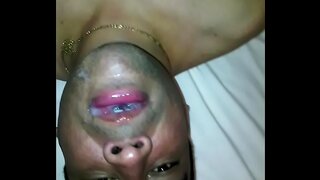 Alan Deepthroats and Gets Bukkaked in Hot Cell Phone Clip