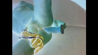 Gay Amateur X-Ray Dildo Spreading Reveals Intense Anal Toy Play