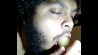 Chubby Poblano Teen 18+ Enjoying Intense Anal Solo Session Up Close