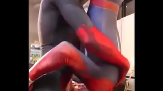 Spiderman Gets Mind-Blowing blowjob and Gay Sex Action
