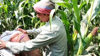 Hot Indian Threesome – Laborer and Employer Heat Up Cornfield in Steamy Gay Encounter
