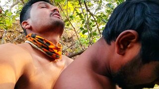 Village Boy 18+’s Steamy Jungle Encounter – Young 18+ & Wild in Forest Sunlight
