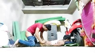 College Buddies Explore Passionate Intimacy in Secret Dorm Room