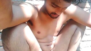 Indian Guy Explores Sensual Forest Fantasy, Outdoor Masturbation Caught On Camera
