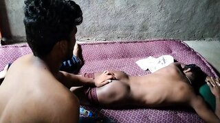 He Slowly Massages Her Ass in the Back Room, Sparks Fly Wild
