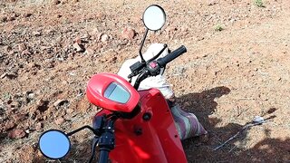 Scooter Ride Leads Two Men toMountain Hideaway forIntimate Adventure