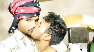 Passionate Kisses Lead to Hot Action in CaptivatingGay Hindi Video